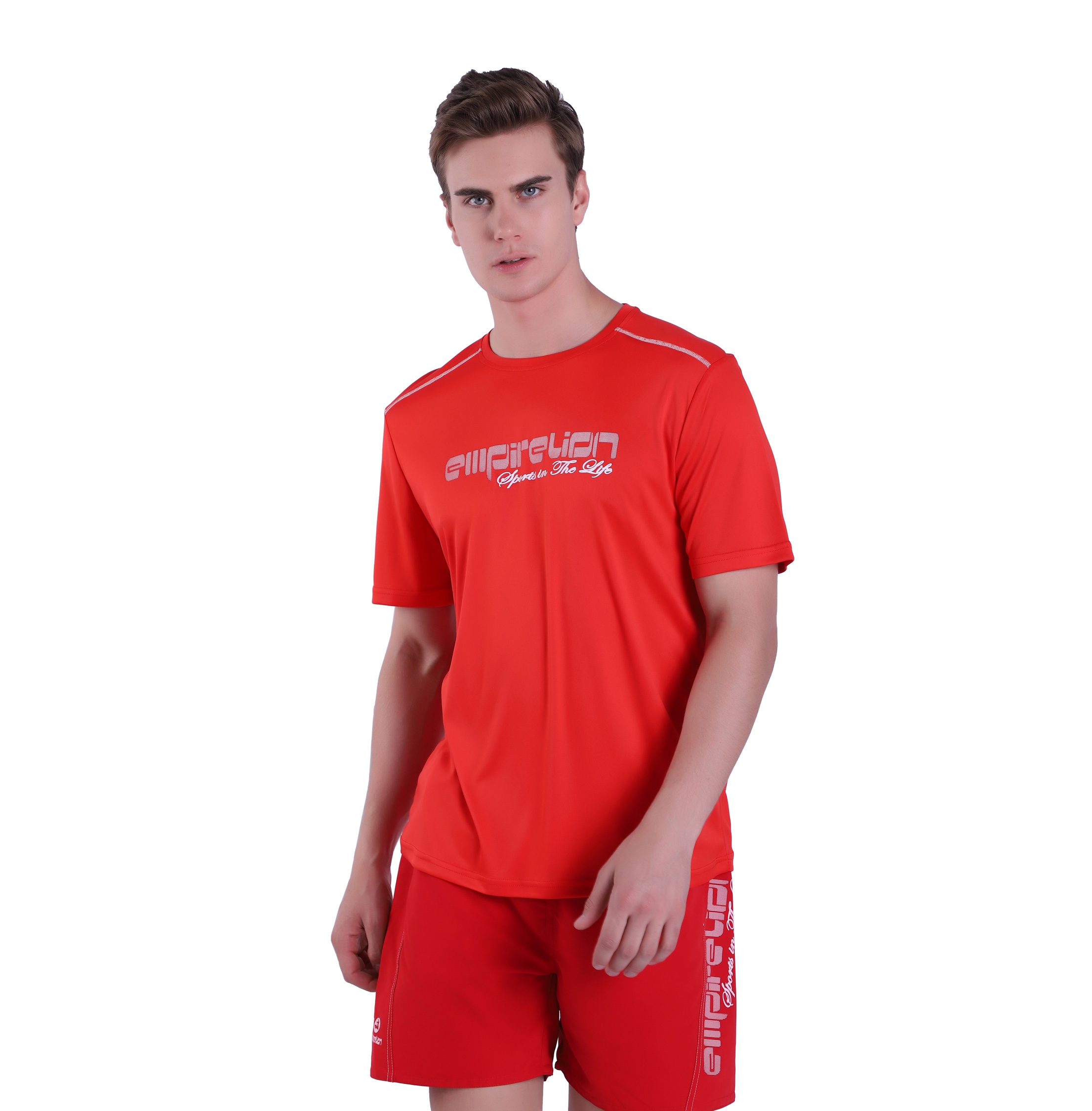 Herren T-Shirt Top Strand Sport Workout Kurzarm T-Shirt