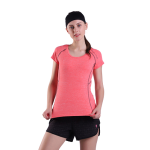 Frauen schnell trocken Fit Sweat Shirt T-Shirt Sport Workout sportliche Fitness Running Tops