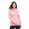 Damen-Tunika mit Wasserfallausschnitt, Langarm-Pullover